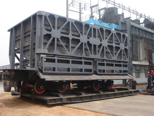 Quenching car for coke oven