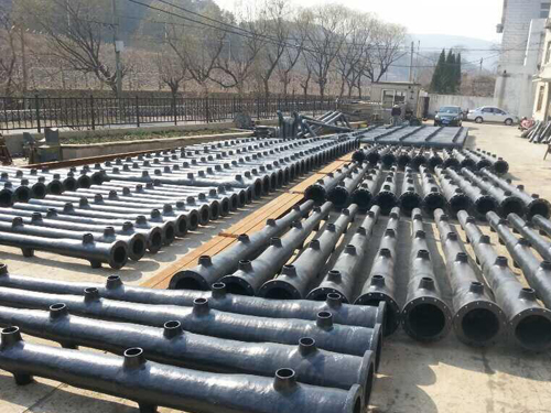 Cast iron spray pipe